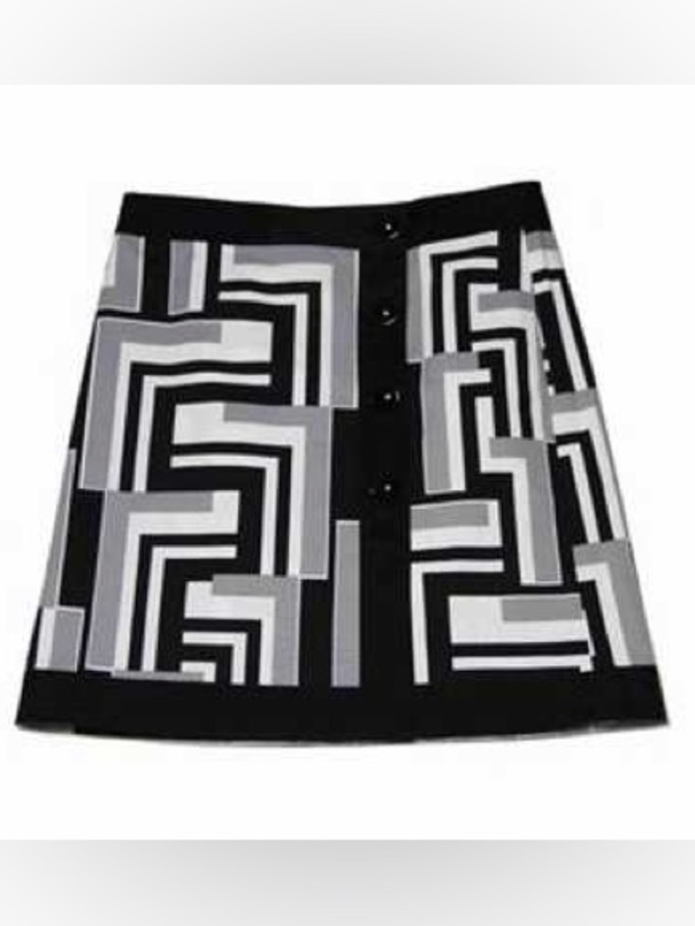 Ann Taylor Y2K vintage geometric mini skirt